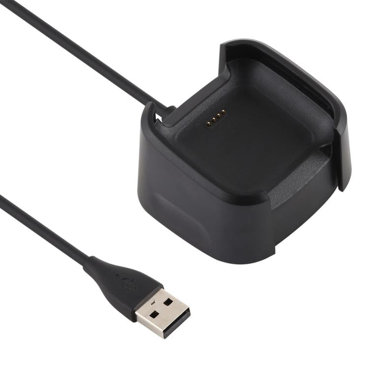 For Fitbit Versa 2 xDfind USB-A Port Watch Charging Dock Base Stand Holder, Length: 1m(Black) - Charger by xDfind | Online Shopping UK | buy2fix