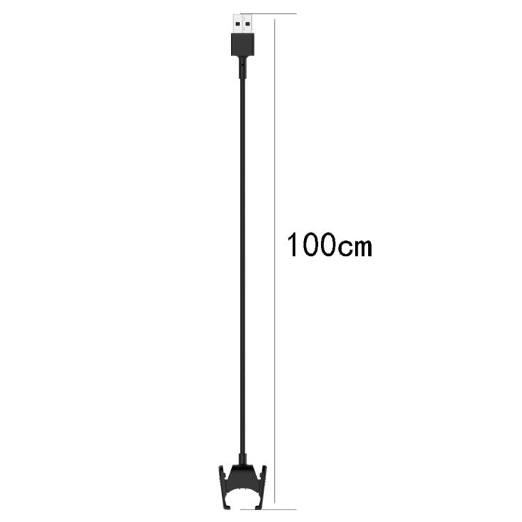 For Fitbit Charge 3 / 4 xDfind USB-A Port Watch Charging Clip Watch Charger, Length: 1m(Black) - Charger by xDfind | Online Shopping UK | buy2fix