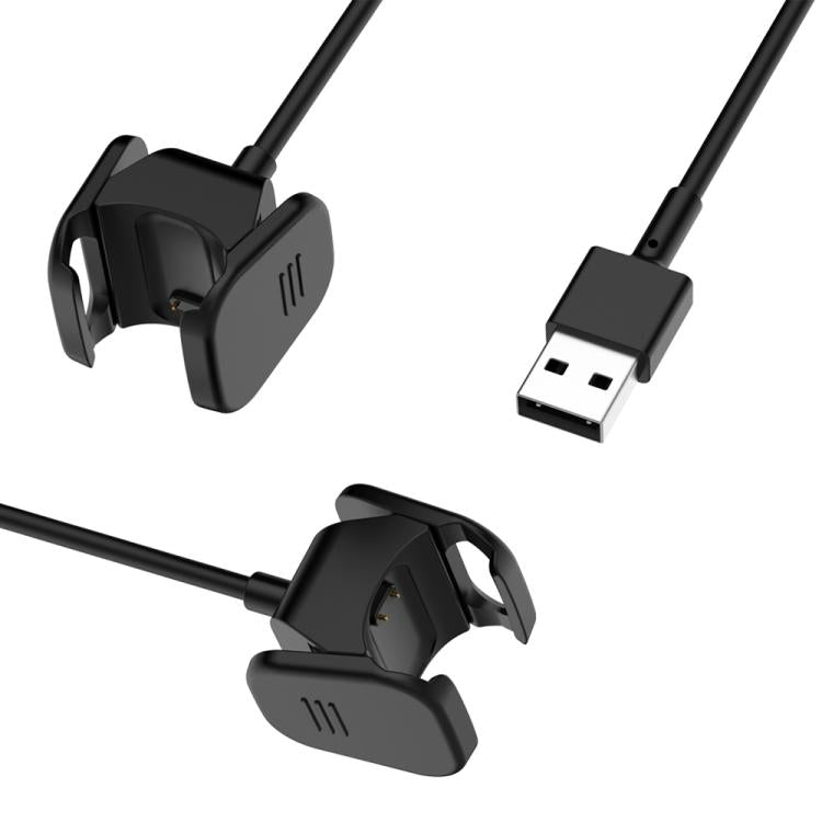 For Fitbit Charge 3 / 4 xDfind USB-A Port Watch Charging Clip Watch Charger, Length: 1m(Black) - Charger by xDfind | Online Shopping UK | buy2fix