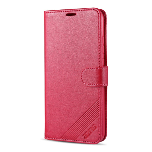 For Huawei Y5p AZNS Sheepskin Texture Horizontal Flip Leather Case with Holder & Card Slots & Wallet(Red) - Huawei Cases by AZNS | Online Shopping UK | buy2fix