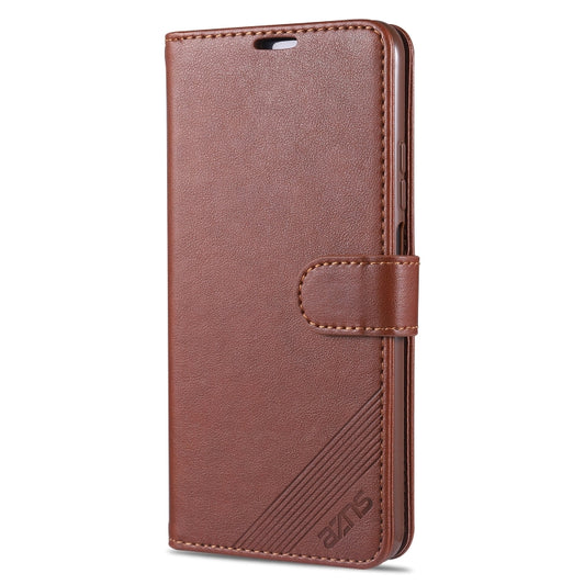 For Huawei Maimang 9 AZNS Sheepskin Texture Horizontal Flip Leather Case with Holder & Card Slots & Wallet(Brown) - Huawei Cases by AZNS | Online Shopping UK | buy2fix