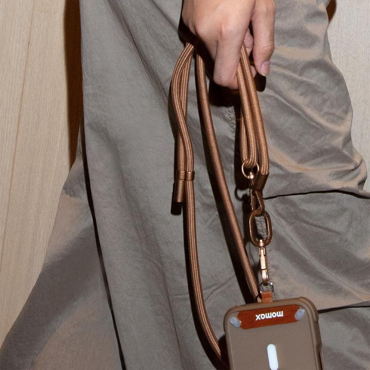 MOMAX SR39 Cord Phone Braided Lanyard(Black) - Lanyards & Wrist Straps by MOMAX | Online Shopping UK | buy2fix