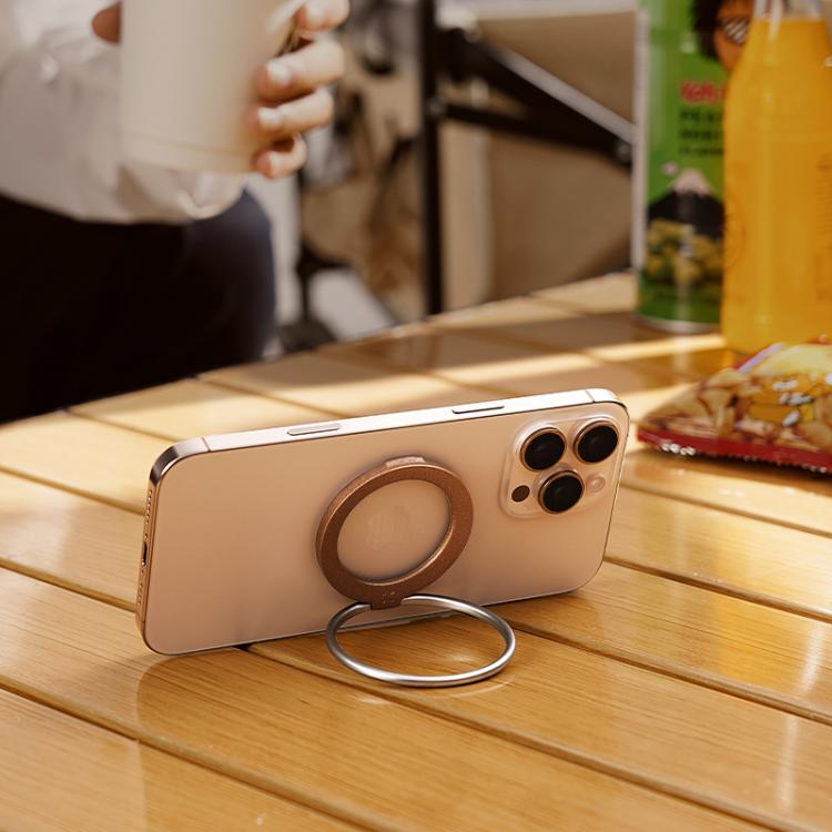 MOMAX HOOP Magnetic Ring Phone Holder(Desert Gold) - Ring Holder by MOMAX | Online Shopping UK | buy2fix