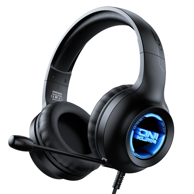 ONIKUMA X36 Abyss Lamp Effect 40mm Custom Drive Unit Game Headphones(Black) - Multimedia Headset by ONIKUMA | Online Shopping UK | buy2fix