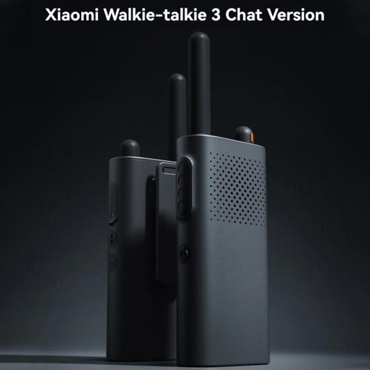 Original Xiaomi Walkie Talkie 3 Chat Version Support 1-5km Intercom Distance, APP Writing Frequency(Black) - Handheld Walkie Talkie by Xiaomi | Online Shopping UK | buy2fix