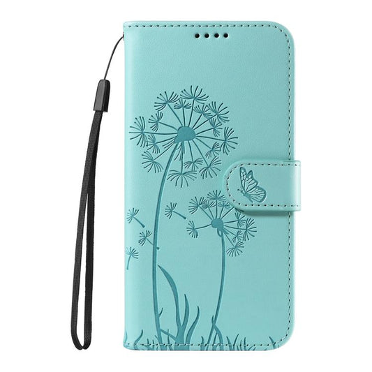 For Google Pixel 10 5G / 10 Pro 5G Global Dandelion Embossed Pattern Flip Leather Phone Case(Green) - Google Cases by buy2fix | Online Shopping UK | buy2fix