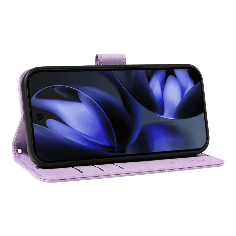 For Google Pixel 10 5G / 10 Pro 5G Global Dandelion Embossed Pattern Flip Leather Phone Case(Purple) - Google Cases by buy2fix | Online Shopping UK | buy2fix
