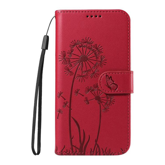 For Google Pixel 10 5G / 10 Pro 5G Global Dandelion Embossed Pattern Flip Leather Phone Case(Red) - Google Cases by buy2fix | Online Shopping UK | buy2fix