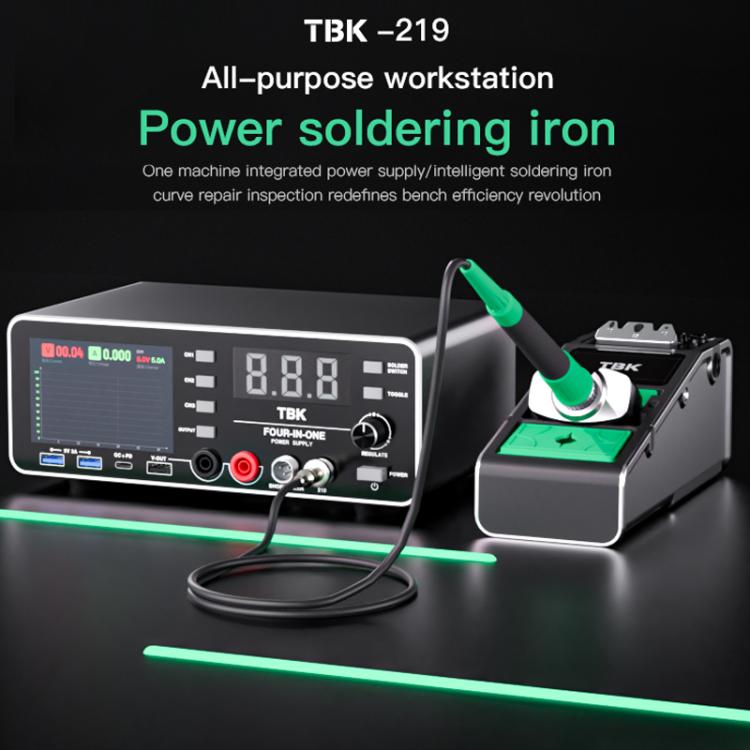 TBK-219 20V / 5A All-purpose Integrated Workstation Power Supply with C210 Soldering Iron, Plug:AU Plug - Electric Soldering Iron by TBK | Online Shopping UK | buy2fix