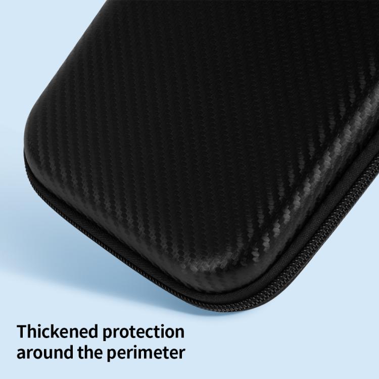 For Nintendo Switch 2 Carbon Fiber Full Cover Shockproof Storage Bag(Black) - Bags by buy2fix | Online Shopping UK | buy2fix