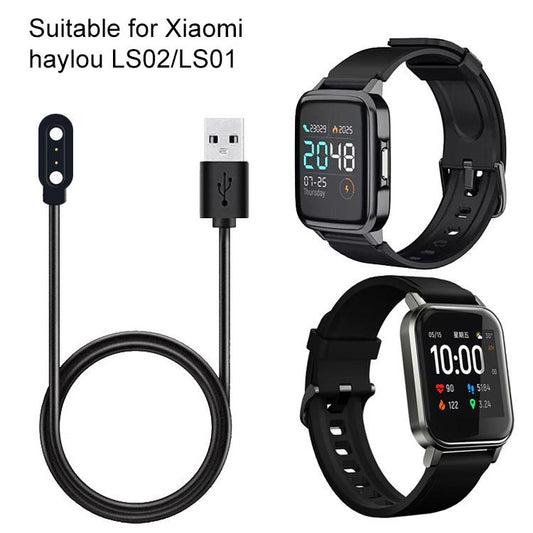 For Xiaomi Haylou LS02 / LS01 xDfind USB Port Magnetic Charging Cable, Length: 1m(Black) - Charger by xDfind | Online Shopping UK | buy2fix