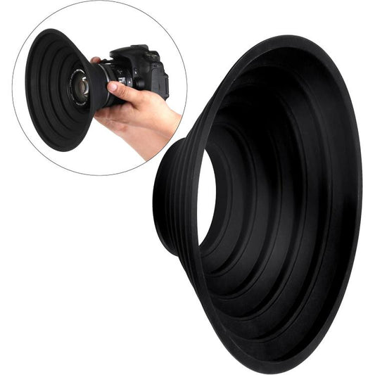 Universal Silicone Lens Hood, Size:70-90mm(Black) - Lens Hood by buy2fix | Online Shopping UK | buy2fix