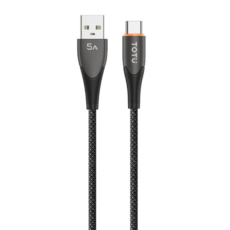 TOTU CB-17-T 25W USB to Type-C Smart Power-off Data Cable, Length:1.2m(Tarnish) - USB-C & Type-C Cable by TOTUDESIGN | Online Shopping UK | buy2fix