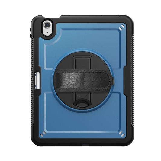 For iPad Air 11 2025 / 2024 Honeycomb Hand Grip Turntable Stand Tablet Case(Navy Blue) - iPad Air 11 2025 / 2024 Cases by buy2fix | Online Shopping UK | buy2fix