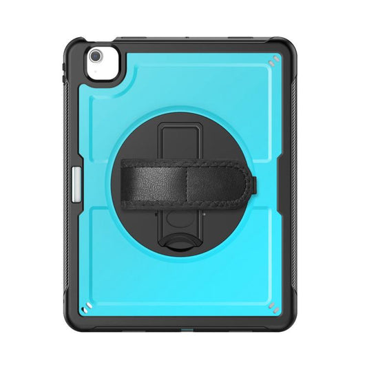 For iPad Air 13 2025 / 2024 Honeycomb Hand Grip Turntable Stand Tablet Case(Light Blue) - iPad Air 13 2025 / 2024 Cases by buy2fix | Online Shopping UK | buy2fix