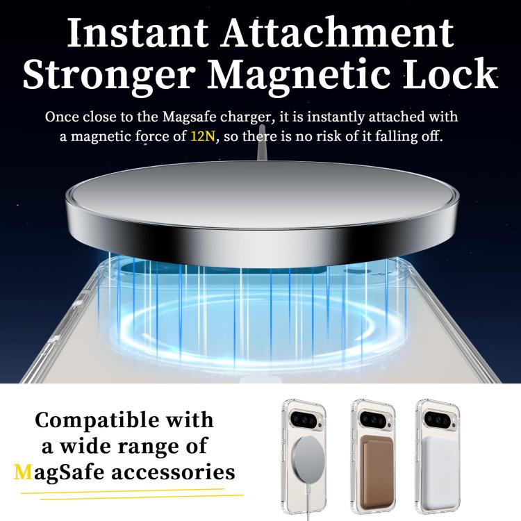 For Google Pixel 10 / 10 Pro Skin Feel Transparent MagSafe Phone Case - Google Cases by buy2fix | Online Shopping UK | buy2fix