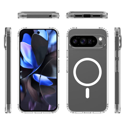 For Google Pixel 10 Pro XL Skin Feel Transparent MagSafe Phone Case - Google Cases by buy2fix | Online Shopping UK | buy2fix