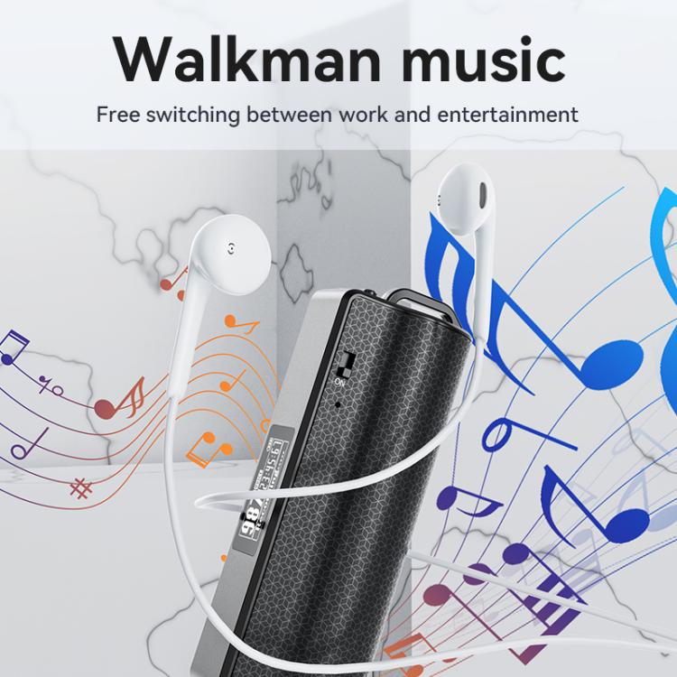 JNN Q70P OLED Display Magnetic Noise Reduction Voice Recording Pen Support APP Control, Memory:128GB(Black) - Recording Pen by JNN | Online Shopping UK | buy2fix