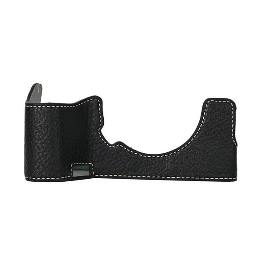 For Sony ILCE7RM5 / A7R5 Litchi Texture PU Leather Camera Half Case Base(Black) - Half Case by buy2fix | Online Shopping UK | buy2fix