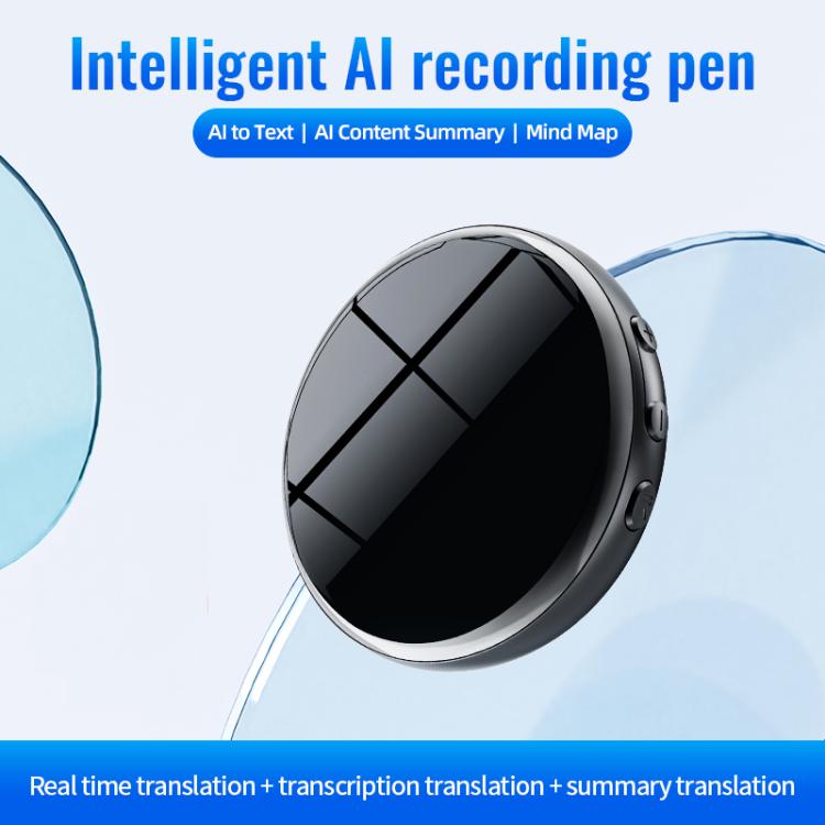 JNN M29A Portable Smart AI Magnetic Recorder Support APP Control, Memory:64GB(Black) - Recording Pen by JNN | Online Shopping UK | buy2fix