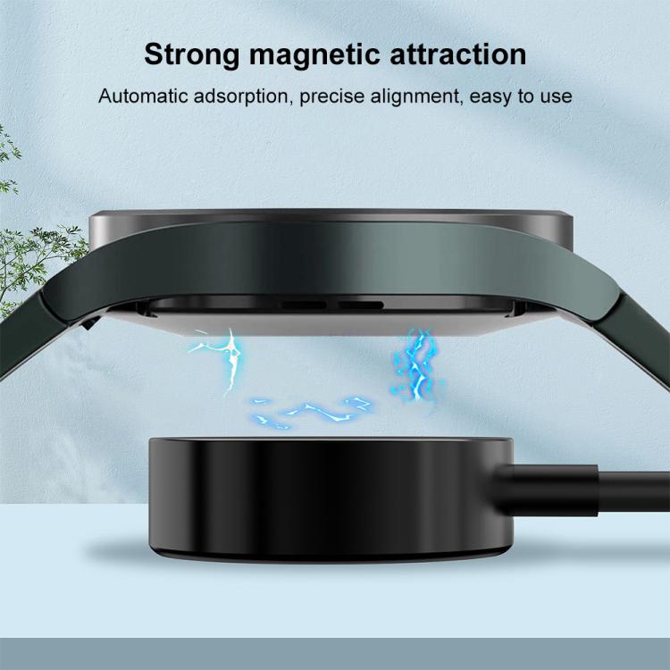 For Samsung Galaxy Watch Ultra / 7 / 6 / 5 Pro / 4 / 3 xDfind Aluminum Alloy Magnetic Charging Cable, Port:USB-C(Black) - Charger by xDfind | Online Shopping UK | buy2fix