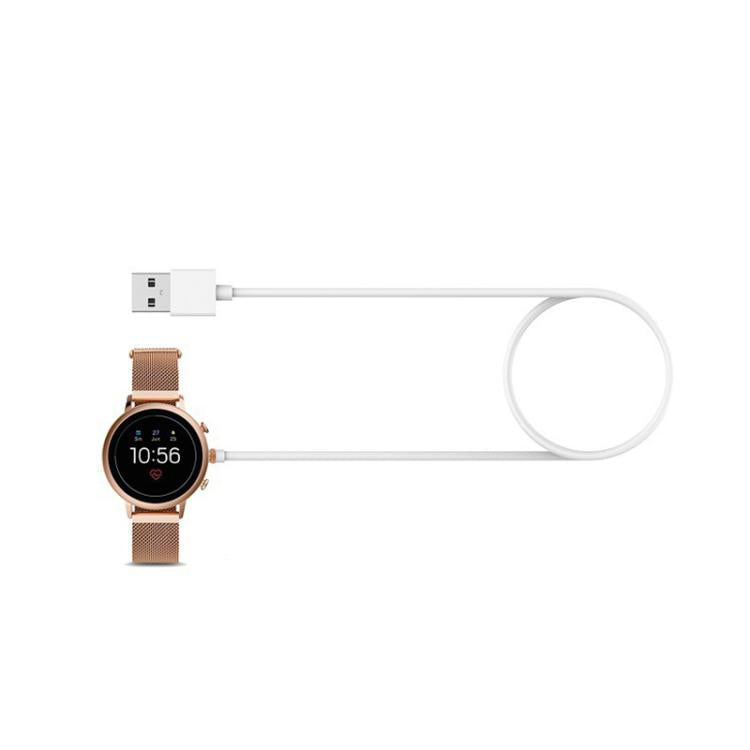 For Fossil Gen 6 / Gen 5 / Gen 4 xDfind USB Interface Magnetic Charging Cable, Length: 1m(Black) - Watch Bands by xDfind | Online Shopping UK | buy2fix