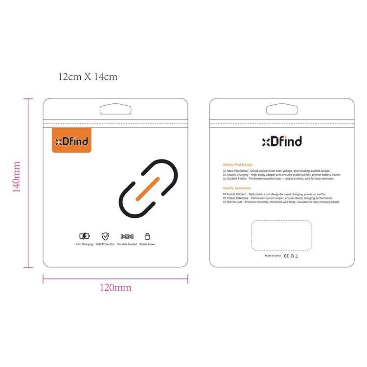 For Fossil Gen 6 / Gen 5 / Gen 4 xDfind USB Interface Magnetic Charging Cable, Length: 1m(White) - Watch Bands by xDfind | Online Shopping UK | buy2fix
