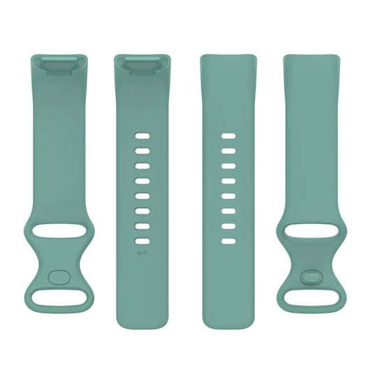 For Fitbit Charge 6 / 5 xDfind Silicone Watch Band, Size:L(Pine Needle Green) - Watch Bands by xDfind | Online Shopping UK | buy2fix