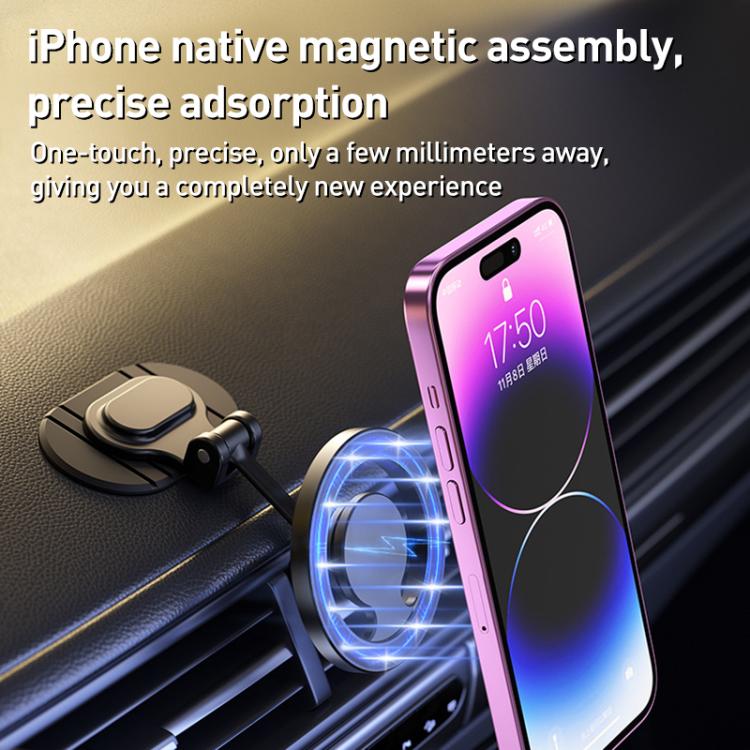 Car MagSafe Magnetic Adhesive Phone Holder(Black) - Universal Car Holders by buy2fix | Online Shopping UK | buy2fix