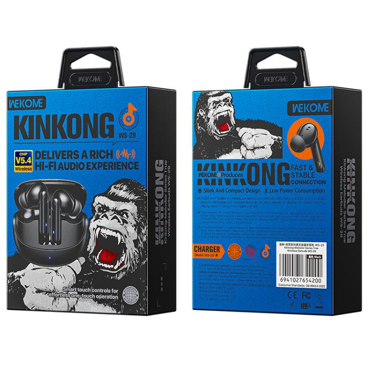 WK WS-29 Melodier Series True Wireless Earbuds(Black) - TWS Earphone by WK | Online Shopping UK | buy2fix