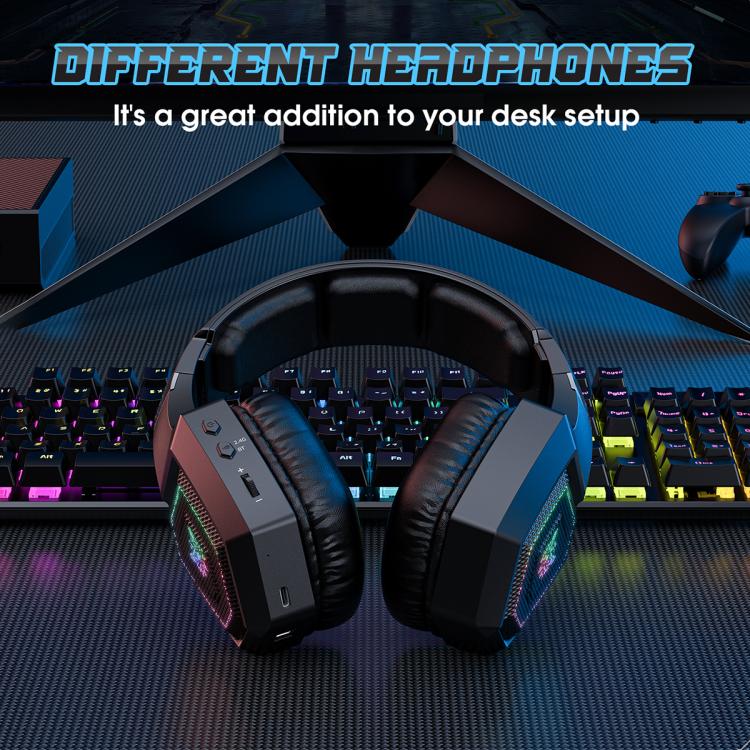 ONIKUMA GT806 Tri-mode Bluetooth 2.4G Wired E-sports Game Headset(Black) - Multimedia Headset by ONIKUMA | Online Shopping UK | buy2fix