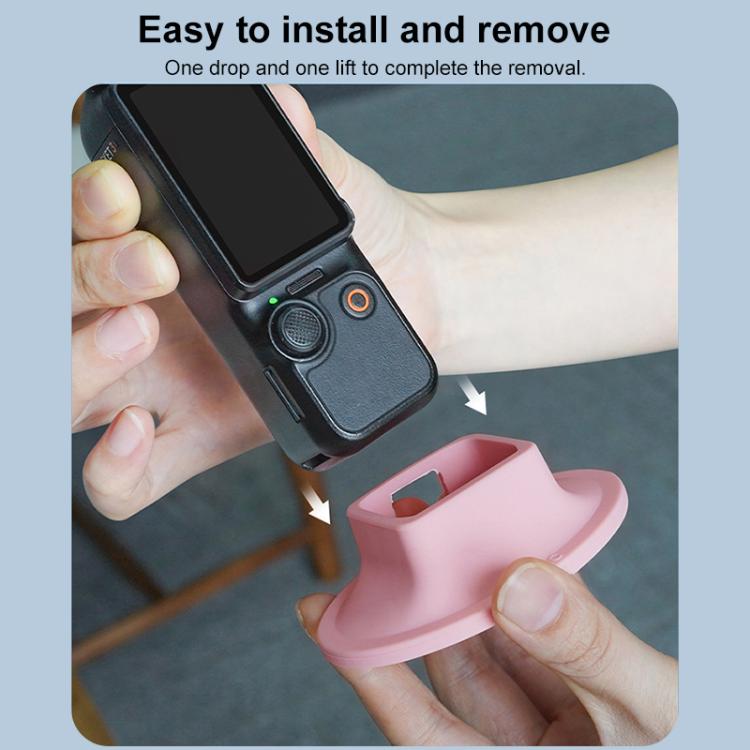 For DJI OSMO Pocket 3 BRDRC Silicone Desktop Base Bracket(Purple) - Mount & Holder by BRDRC | Online Shopping UK | buy2fix