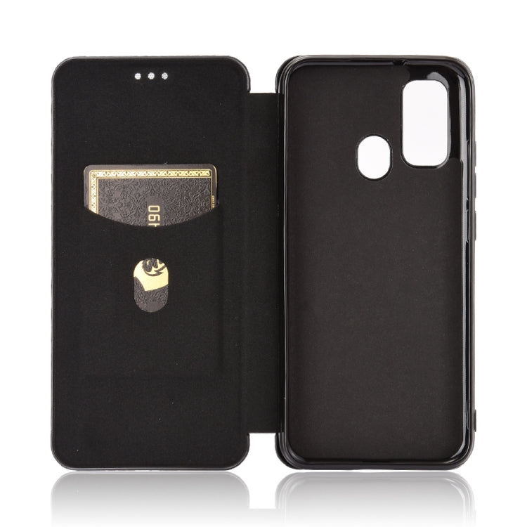 For Ulefone Note 9P Carbon Fiber Texture Horizontal Flip TPU + PC + PU Leather Case with Card Slot & Lanyard(Black) - Ulefone Cases by buy2fix | Online Shopping UK | buy2fix