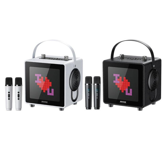 WK Beluga D22 Pixel Desktop Wireless Bluetooth Speaker(White) - Desktop Speaker by WK | Online Shopping UK | buy2fix