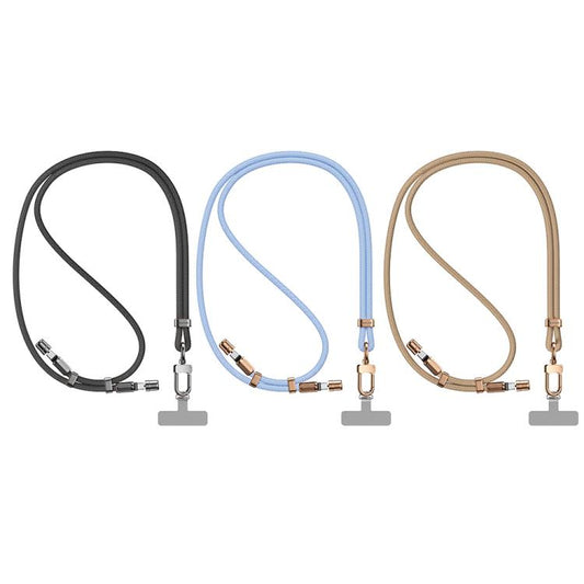 WK WDC-70 65W Type-C to Type-C Phone Lanyard Data Cable, Length: 1.6m(Beige) - USB-C & Type-C Cable by WK | Online Shopping UK | buy2fix