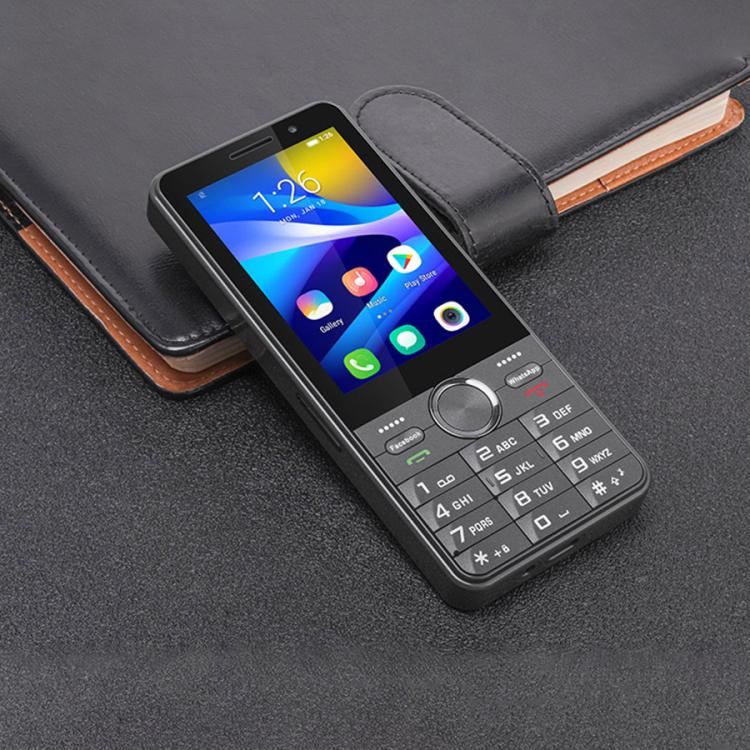 UNIWA XS24 Keypad Phone, 2GB+16GB, 3.5 inch Android 8.1 Mediatek MT6737M Quad Core, Flashlights, Network: 4G, Support Google Store, Plug:EU Plug(Black) - Others by UNIWA | Online Shopping UK | buy2fix