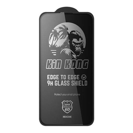 For iPhone 16 / 15 WK WTP-097 Jungle Series Kinkong 6D Curved Privacy Tempered Glass Film - iPhone 16 Tempered Glass by WK | Online Shopping UK | buy2fix