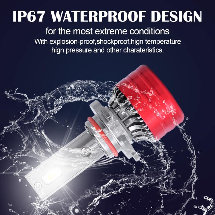 H4 2pcs 25W 2500lm 6000K Car LED Headlight Bulb - LED Headlamps by buy2fix | Online Shopping UK | buy2fix