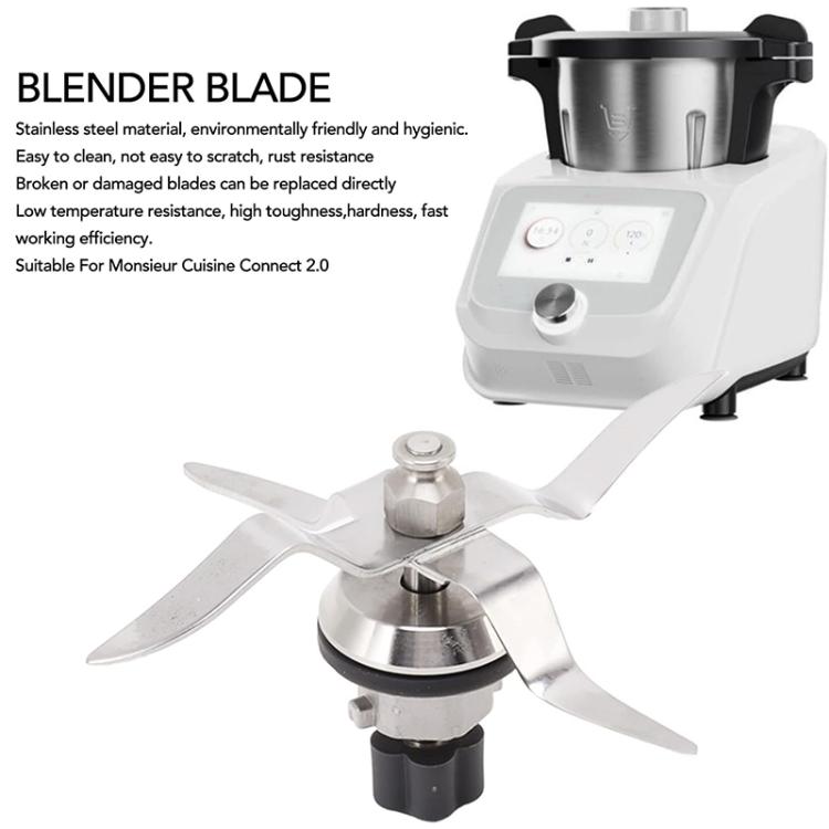 For Monsieur Cuisine Connect Stainless Steel Blender Blade(Silver) - Food Disposer Parts by buy2fix | Online Shopping UK | buy2fix