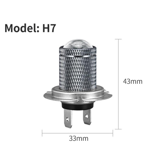 H7 Pair 8.5W 12-60V Car Lens Fog Light Bulb(Ice Blue Light) - Fog / Driving Lights by buy2fix | Online Shopping UK | buy2fix