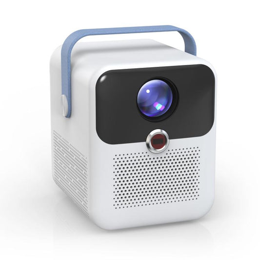 CYS2 Portable HD Android Projector Smart Home Theater, 1GB+8GB, Amlogic T950s, Specification:EU Plug(White Blue) - LED Projector by buy2fix | Online Shopping UK | buy2fix