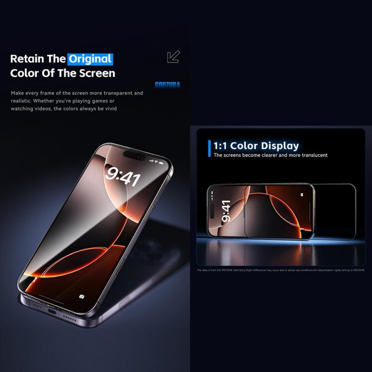 For iPhone 16 Pro Max WK WTP-115 Easy Install 6D Curved Ultra-Fine Edge HD Tempered Glass Film - iPhone 16 Pro Max Tempered Glass by WK | Online Shopping UK | buy2fix