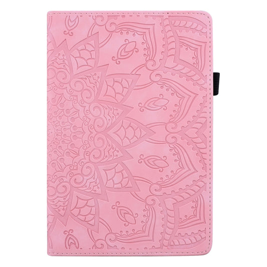 For iPad Air 11 2024 / Air 2022 / 2020 10.9 Calf Texture Embossed Horizontal Flip Leather Case with Holder & Card Slots & Photo Frame(Pink) by buy2fix