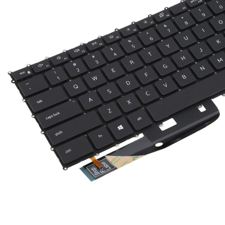 US Version Backlit Laptop Keyboard for Dell XPS 15 9510 9520 9700 9500 Precision 5560 5760 5750 5550 XPS 17 9700 9720 P91F P92F(Black) - Replacement Keyboards by buy2fix | Online Shopping UK | buy2fix