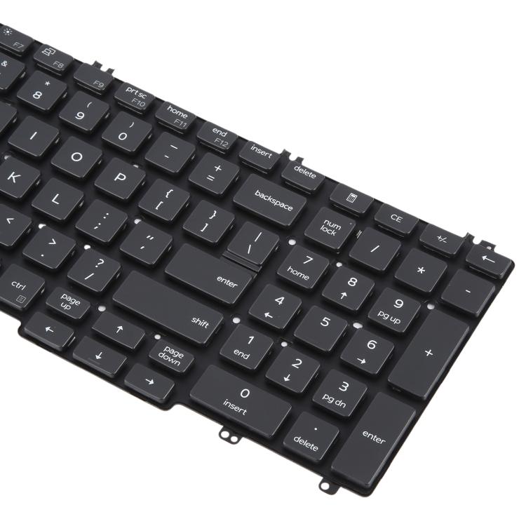US Version Backlit Laptop Keyboard with Pointing for Dell Latitude 5500 5501 5511 5510 3500 3501 0MMH7V(Black) - Replacement Keyboards by buy2fix | Online Shopping UK | buy2fix