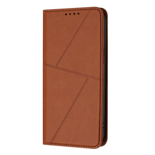 For iPhone 17 Strong Magnetic Frosted Flip Leather Phone Case(Coffee Color) - iPhone 17 Cases by buy2fix | Online Shopping UK | buy2fix