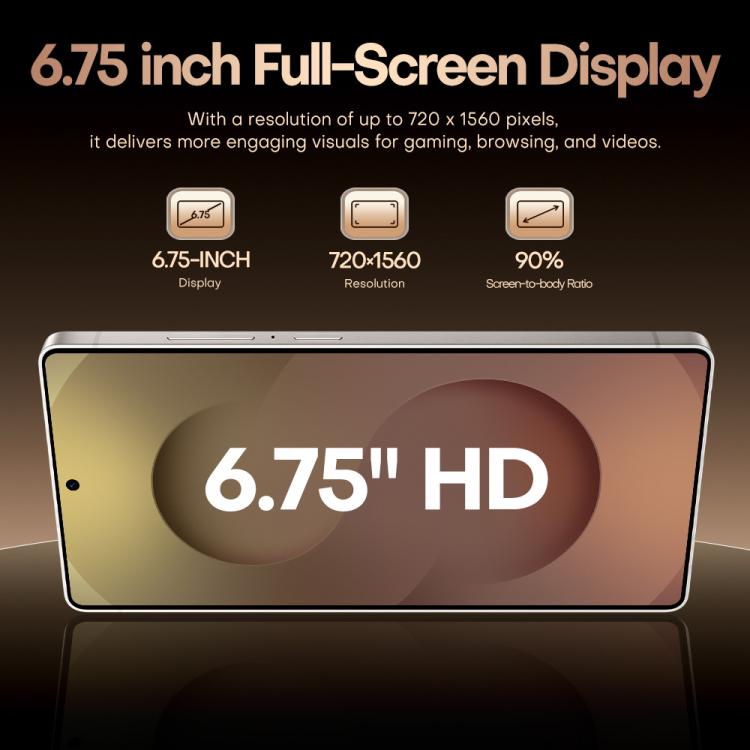 S25 Ultra / B9, 2GB+16GB, 6.75 inch Android 8.1 MTK6739 Quad Core, Network: 4G, Dual SIM, Plug:UK Plug(Titanium Pink Gold) - by buy2fix | Online Shopping UK | buy2fix