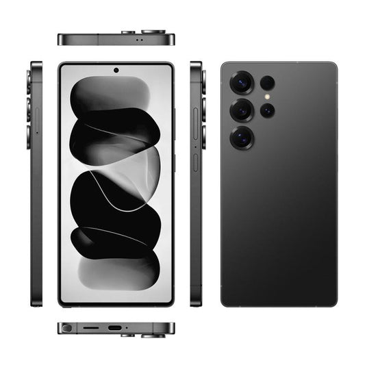 S25 Ultra / Q25, 4GB+64GB, 6.75 inch Android 12 MTK6762 Octa Core, Network: 4G, Dual SIM, with Stylus Pen, Plug:UK Plug(Titanium Black) - by buy2fix | Online Shopping UK | buy2fix