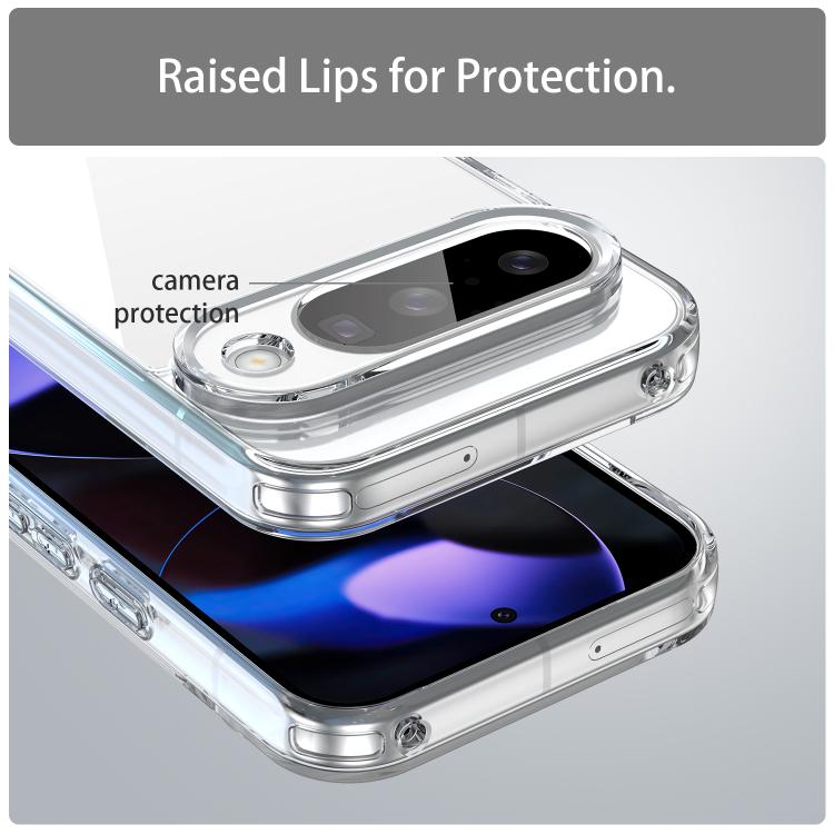 For Google Pixel 10 PC Hybrid TPU Airbag Shockproof Phone Case(Transparent) - Google Cases by buy2fix | Online Shopping UK | buy2fix