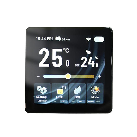 BHT-2005GBLW Electric Heating WiFi 4 inch Screen Smart Thermostat(Black) - Thermostat & Thermometer by buy2fix | Online Shopping UK | buy2fix
